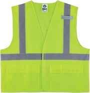 Ergodyne Unisex - H+l Class 2 Standard Mesh Vest H L, Hook & Loop Lime, XX-Large-3X-Large US