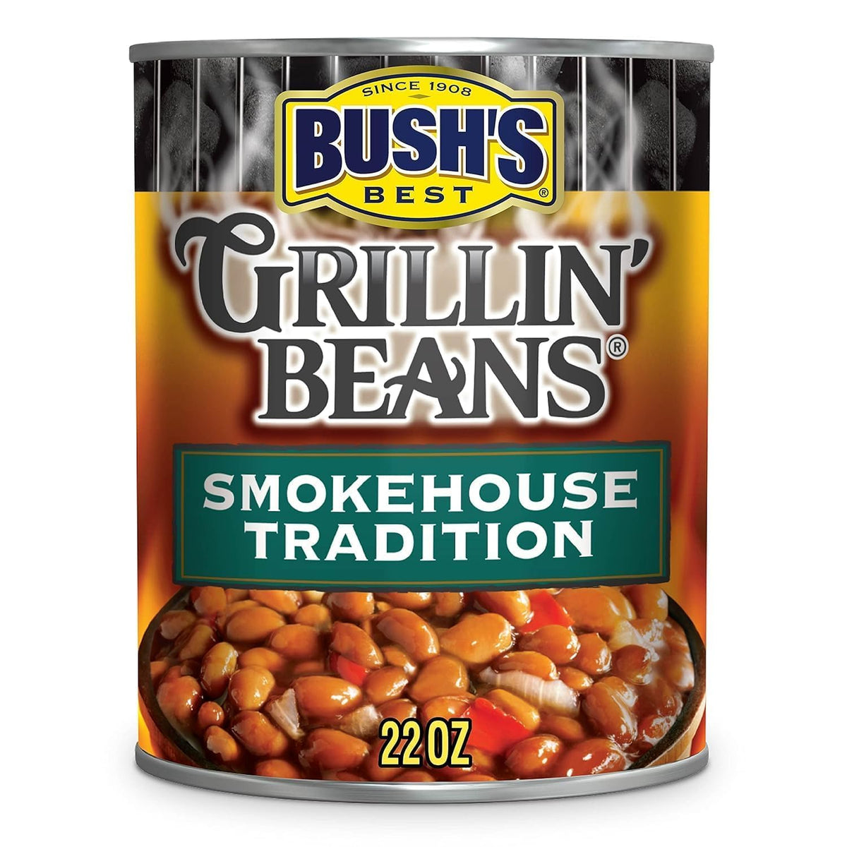 Bush's Best Smokehouse Tradition / 22 Ounce (Pack of 18) / 18 Baked Beans