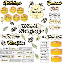 The Hive Classroom Organization Bulletin Board Set