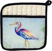 Betsy Drake PT756 Tri-Colored Heron Pot Holder