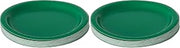 Creative Converting Touch of Color Paper Lunch Plates, 24-Count, Emerald Green (Pack of 2)