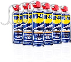 WD-40 Original Formula, Multi-Use Product, EZ-REACH Flexible Straw, 14.4 OZ [6-Pack]