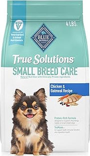 Blue Buffalo True Solutions Small Breed Care Chicken Dry Dog Food, 4 lb