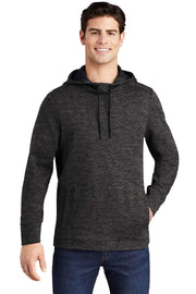 Unisex Triumph Hooded Pullover Black Heather by SPORT-TEK – X-Small, Black Heather, Model ST280