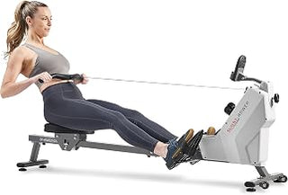 Sunny Health & Fitness Smart Magnetic Rowing Machine, Full-Body Workout