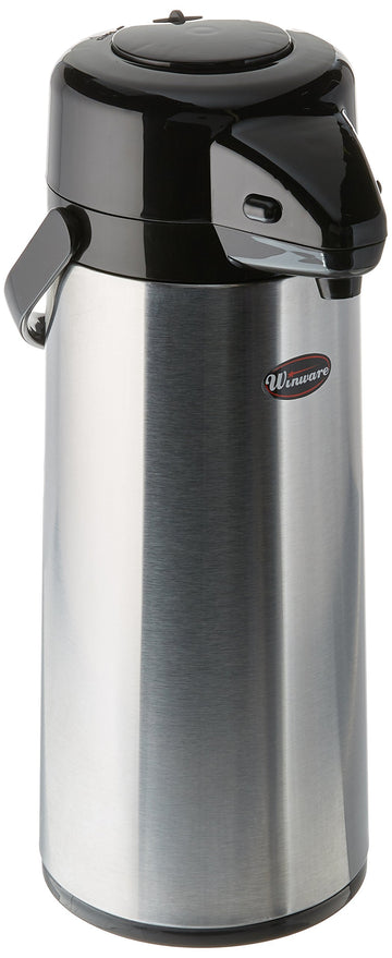 Winco 2.5 L Stainless Steel Airpot – Lined