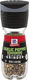 McCormick Garlic Pepper Seasoning Grinder, 1.23 oz