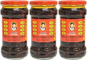 LAO GAN MA LaoGanMa Chili Oil With Fermented Soybeans è€ä¹¾åª½é¢¨å‘³è±†è±‰ 9.88 Oz. (Pack of 3)