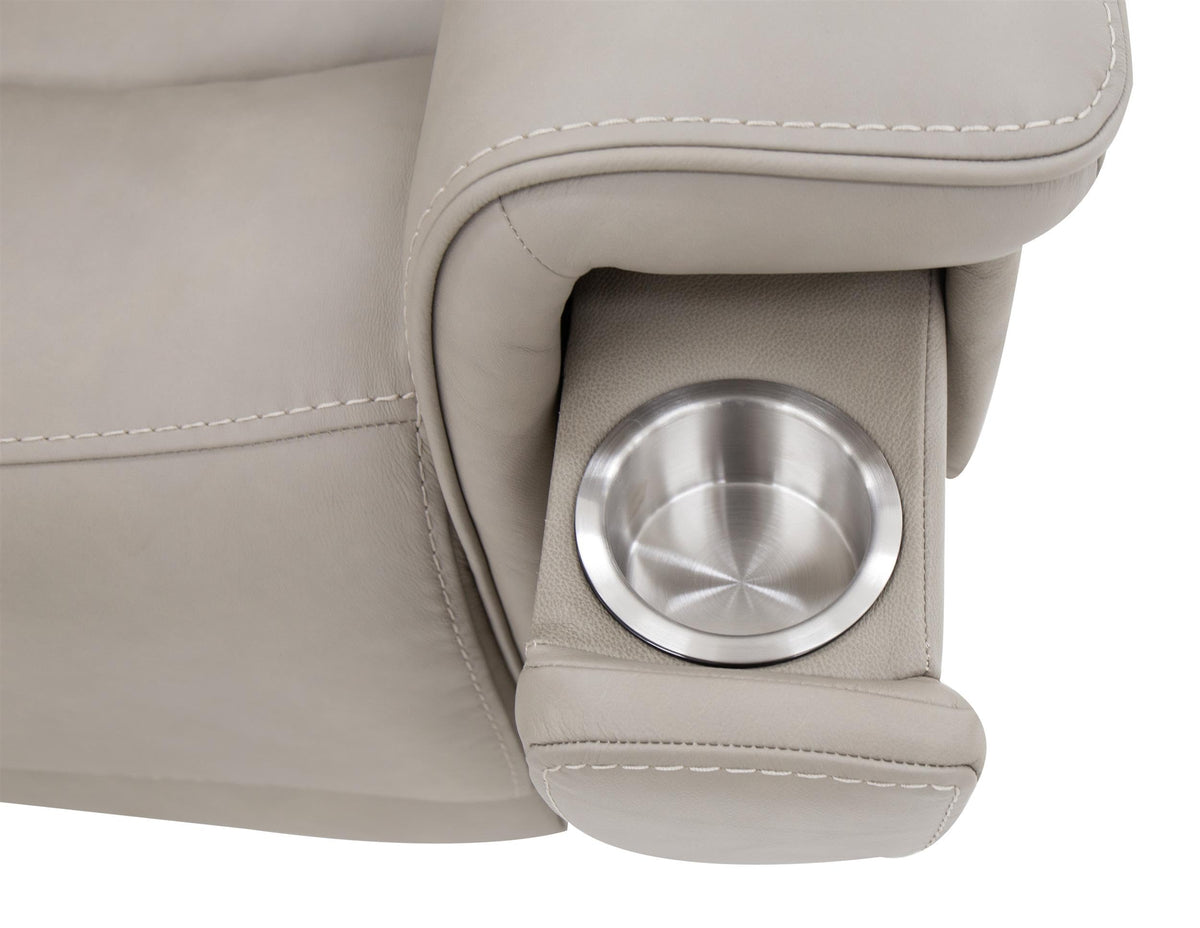 Lyra Lift Chair with Power Recline Headrest and Lumbar in Gray Leather by Hooker Furniture Corporation – unspecified, Leather, Grey, Model RC622-PHLL4-091