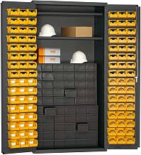 Durham High-Capacity Small Parts Cabinet - 36X24x72 - Gray