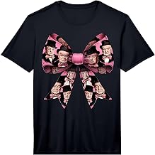 Coquette Bow Winston Churchill Girl British Pattern Mom Performance T-Shirt
