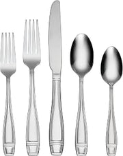 Oneida Ellis 42 Piece Everyday Flatware, Service for 8 18/0 Stainless Steel, Silverware Set