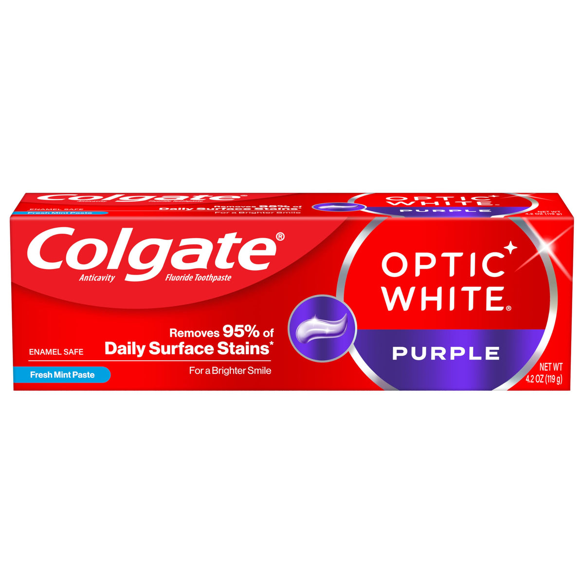 Colgate 4.2 Fl Oz (Pack of 24) / Purple / 24 Toothpaste