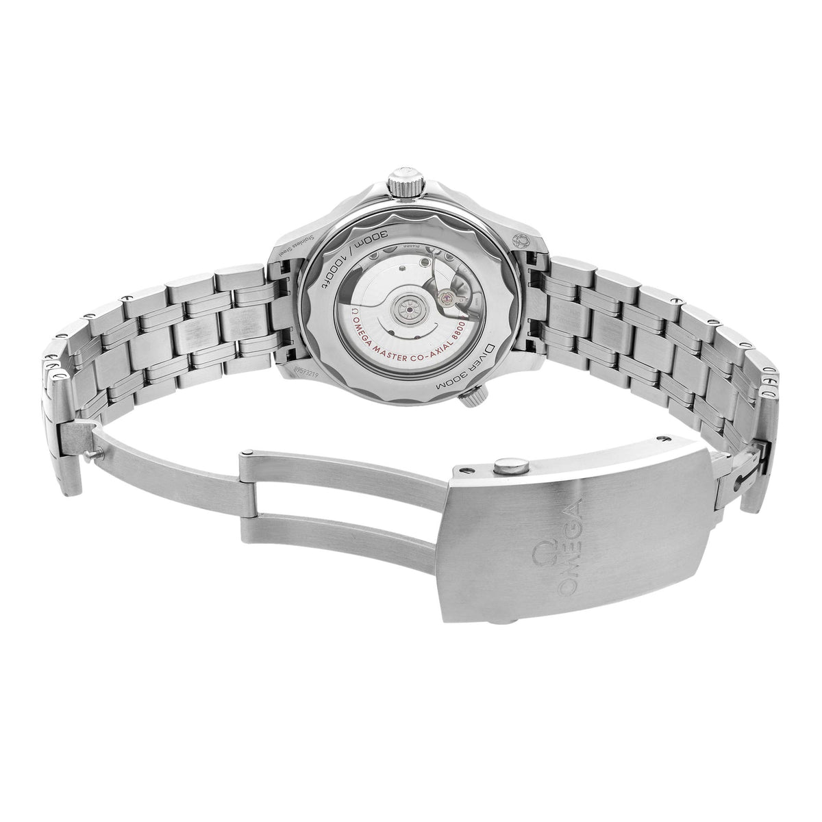 Seamaster Automatic Chronometer Black Dial Men's Watch by Omega – Silver, Model 210.30.42.20.01.001