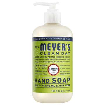 Mrs. Meyer's Post-Consumer Plastic Hand Soap, 12.5 oz., 6/Case - Lemon Verbena