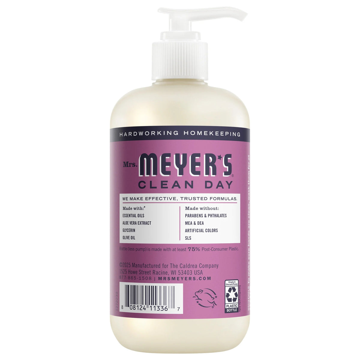 Mrs. Meyer's Post-Consumer Plastic Hand Soap, 12.5 oz., 6/Case - photo 3