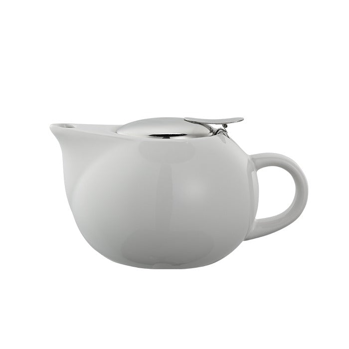 Service Ideas Ceramic Teapot, 16 oz. - White
