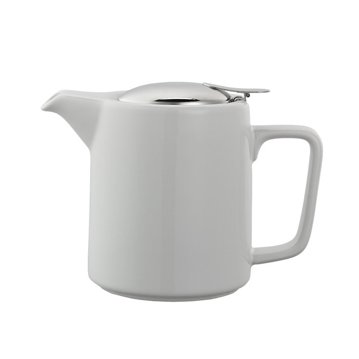 Service Ideas Ceramic Teapot, 16 oz. - White