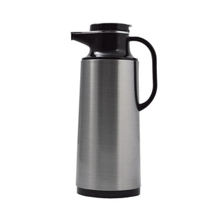 Service Ideas Coffee-At-A-Touch Stainless Steel Coffee Carafe Server, Silver - 1.6 Liters 54 oz.