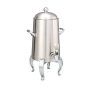 Service Ideas Flame Free Thermo-Urn Stainless Steel Coffee Chafer Urn, Silver - 1.5 gal.