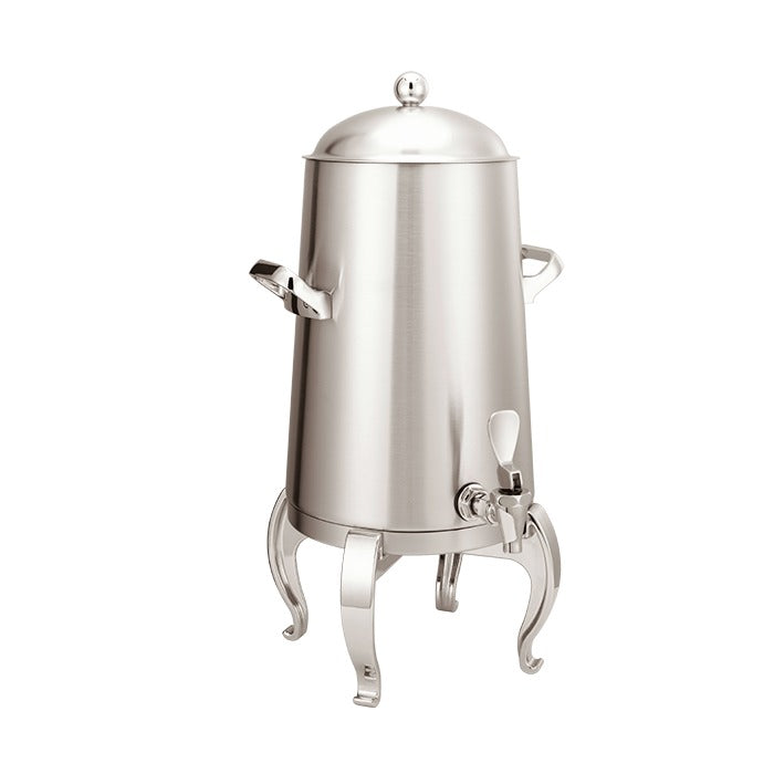 Service Ideas Flame Free Thermo-Urn Stainless Steel Coffee Chafer Urn, Silver - 3 gal.