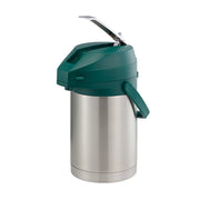 Service Ideas Color-Me-SVAC Stainless Steel Airpot, 2.2 Liters - Green Silver