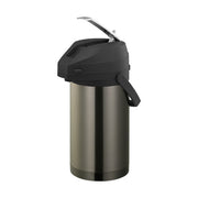 Service Ideas Color-Me-SVAC Stainless Steel Airpot, 3 Liters - Black Gray