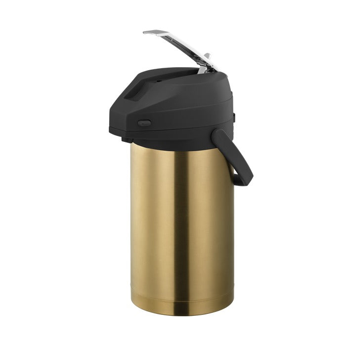 Service Ideas Color-Me-SVAC Stainless Steel Airpot, 3 Liters - Black Gold