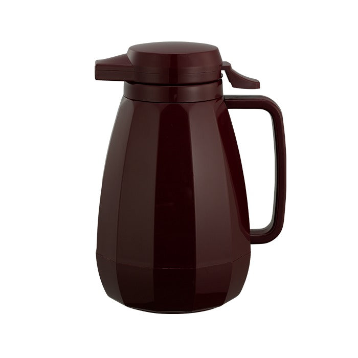 Service Ideas New Generation Plastic Coffee Carafe Server, 0.6 Liter 20.2 oz. - Burgundy