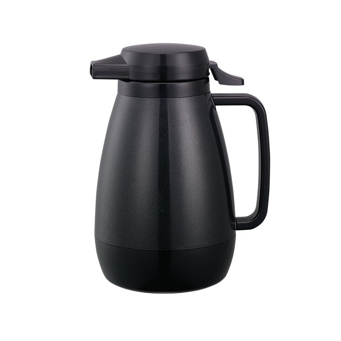 Service Ideas Thermo-Serv Plastic Coffee Carafe Server, 0.6 Liter 20 oz. - Black