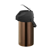 Service Ideas Color-Me-SVAC Stainless Steel Airpot, 3 Liters - Black Rose Gold