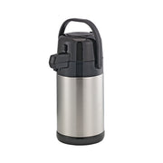 Service Ideas Eco-Air Stainless Steel Airpot, 6 1/4" Wide - 1.9 Liters
