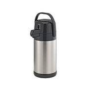 Service Ideas Eco-Air Stainless Steel Airpot, 6 1/4" Wide - 2.2 Liters