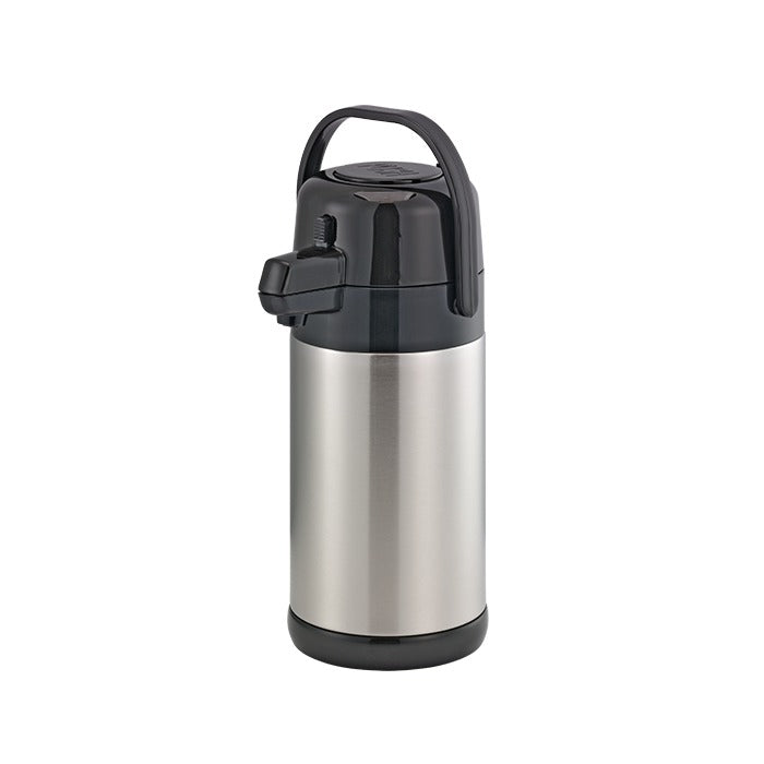 Service Ideas Eco-Air Stainless Steel Airpot, 6 1/4" Wide - 2.2 Liters