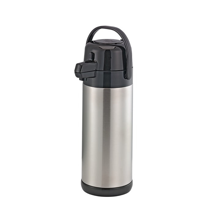 Service Ideas Eco-Air Stainless Steel Airpot, 6 1/4" Wide - 3 Liters