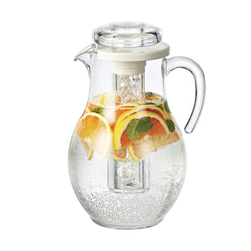 Service Ideas Pitcher, 11 1/4" High, Clear - 101.4 oz.