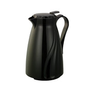 Service Ideas Twist 'N' Serv Plastic Coffee Carafe Server, Black - 1.2 Liters 40.5 oz.