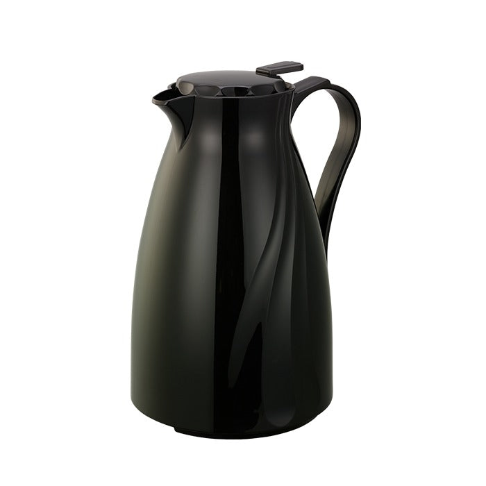 Service Ideas Twist 'N' Serv Plastic Coffee Carafe Server, Black - 2 Liters 67.6 oz.