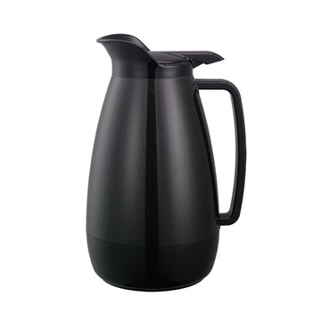 Service Ideas Thermo-Serv Plastic Coffee Carafe Server, 2 Liters 67.6 oz. - Black