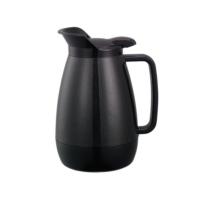 Service Ideas Thermo-Serv Plastic Coffee Carafe Server, 0.6 Liter 20 oz. - Black