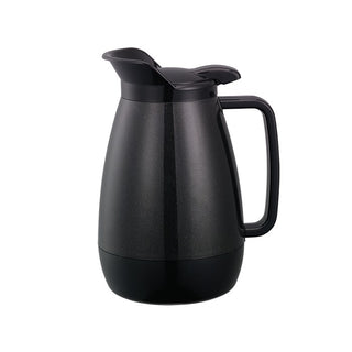 Service Ideas Thermo-Serv Plastic Coffee Carafe Server, 0.6 Liter 20 oz. - Black