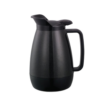 Service Ideas Thermo-Serv Plastic Coffee Carafe Server, 0.6 Liter 20 oz. - Black