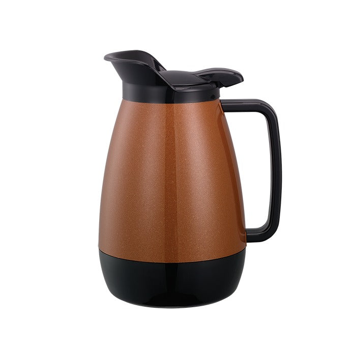 Service Ideas Thermo-Serv Plastic Coffee Carafe Server, 0.6 Liter 20 oz. - Copper