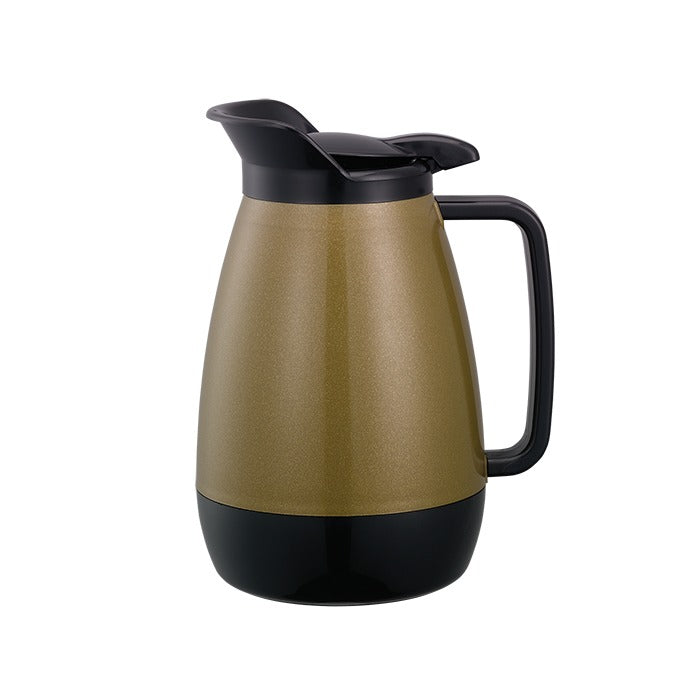 Service Ideas Thermo-Serv Plastic Coffee Carafe Server, 0.6 Liter 20 oz. - Gold