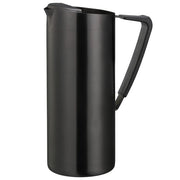 Service Ideas Stainless Steel Pitcher, 64.2 oz. - Black Onyx Brushed
