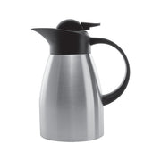 Service Ideas Stainless Touch Coffee Carafe Server, 4 3/4" Wide, Silver - 1 Liter 33.8 oz.