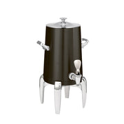 Service Ideas Flame Free Thermo-Urn Stainless Steel Coffee Chafer Urn, 1.5 gal. - Black Stainless Steel
