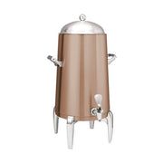 Service Ideas Flame Free Thermo-Urn Stainless Steel Coffee Chafer Urn, 5 gal. - Rose Gold Domed Lid