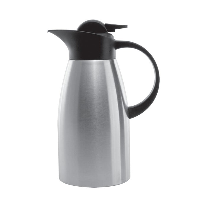 Service Ideas Stainless Touch Coffee Carafe Server, 4 3/4" Wide, Silver - 1.5 Liters 50.7 oz.