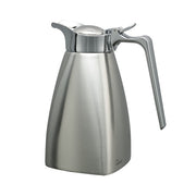 Service Ideas Square Server Stainless Steel Coffee Carafe Server, Silver - 0.7 Liter 23.7 oz.
